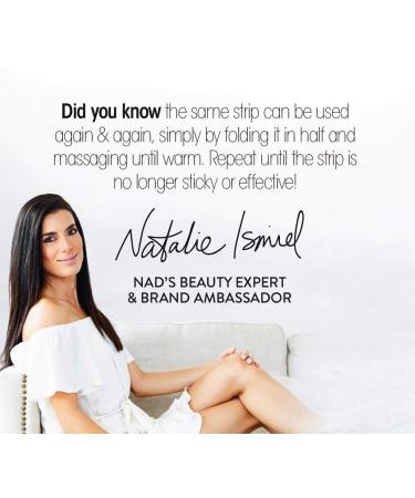 Nads Body Wax Strips for Sensitive Skin - Hypoallergenic Hair Removal Kit | Includes 28 Strips & 2 Calming Oil Wipes - Buy Online on SooperMarket.com
