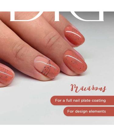 Didier Lab - Premium Gel Nail Polish Macarons - Chocolate - Gel Nail Varnish - Nail Art - Long-Lasting High Gloss Wear - Easy to Apply - Gel Nails - Rich Pigment - UV/LED - Chip Resistant - Buy Online on SooperMarket.com