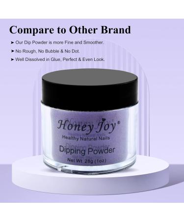 28g Dark Purple Dipping Powder for Summer Gel Nails - No Lamp Cure, Natural Dry | HJ-ND064B-No.27 - Buy Online on SooperMarket.com