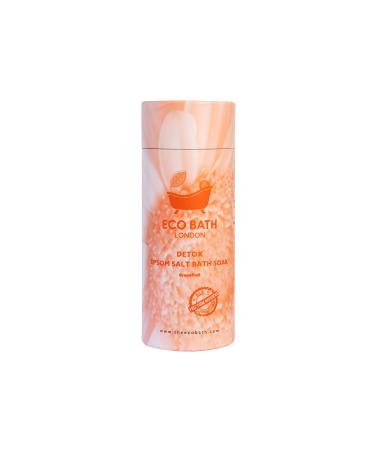 Eco Bath London Detox Epsom Salt Bath Soak Tube 1KG Epsom Bath Salt Made with Invigorating Notes of Grapefruit Magnesium Bath Salts Best to Use After Workout Detox 1 kg (Pack of 1)