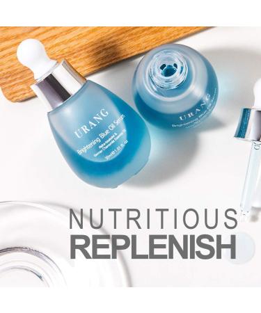 Blue Oil Serum | Vegan Natural Deep Moisturizer for All Skin Types | Supports Shine & Vibrancy | 1.01 Fl oz | Natural Skin Care - Buy Online on SooperMarket.com