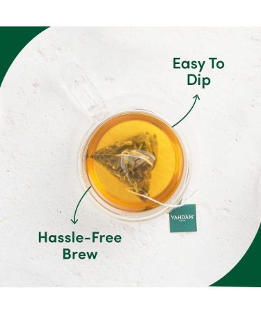 Vahdam Turmeric Ginger Herbal Tea Bags - Caffeine-Free 30 Count | Kurkuma & Fresh Spices | Brew Hot Iced or Kombucha | Authentic Indian Blend - Buy Online on SooperMarket.com