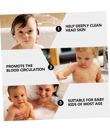 PLAFOPE 2pcs Kids Anti-Dandruff Shampoo Comb & Silicone Head Massager Set - Buy Online on SooperMarket.com