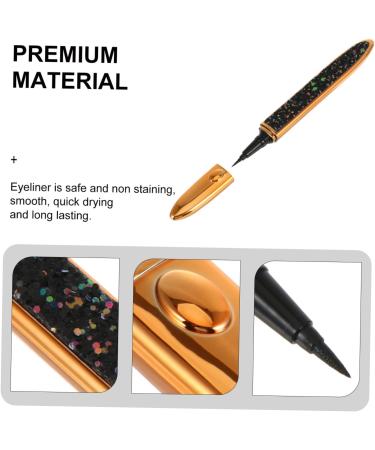 BELLIFFY Self Adhesive Mascara Eye Liner Pencil Eye Lining Pen No Blooming Eyeliner Makeup Tools Plastic 1 count (Pack of 1) Colorful - Buy Online on SooperMarket.com