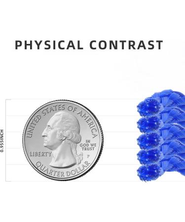 SF Poly Crab Line Floating Blue/Yellow 1/4 Dia 100FT - Saltwater Crab Trap Line - Blue (1 Pack) - Buy Online on SooperMarket.com