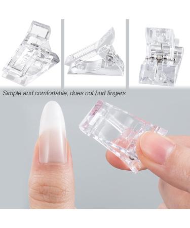 Sularpek 5 Pcs Transparent Nail Clip Polygel Nail Clip Polygel Nail Clamps for Quick Building Gel Nail Tips Clip Plastic Finger Extension UV LED Builder for DIY Manicure Nail Art. - Buy Online on SooperMarket.com