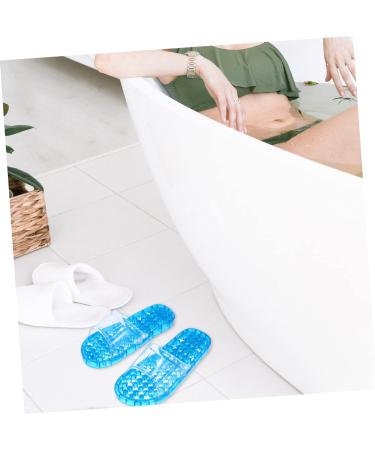 MAGICLULU 2 Pairs Slippers Quick Drying Shower Slippers Green Home Indoor Slippers Non Dorm Shoes Gym Foot Spa Soak Tub Shower Footware Massaging Travel Pvc Household Plastic Barrel 25x9.5cm 8x2pcs Bluex2pcs - Buy Online on SooperMarket.com