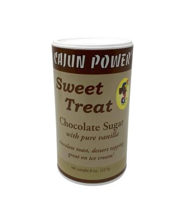 Cajun Power Sweet Treat Powder Toppings - Cinnamon Sugar and Chocolate Sugar (8oz, Pack of 2) - Buy Online on SooperMarket.com
