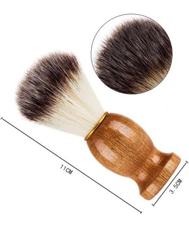 Buy Premium Synthetic Hair Shaving Brush for Men | Soft Bristles for Effortless Shaving - International Shipping Available - Buy Online on SooperMarket.com