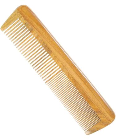 Onedor Handmade 100% Natural Green Sandalwood Hair Combs - Anti-Static Sandalwood Scent Natural Hair Detangler Wooden 2 in 1 Comb (Fine with Wide Tooth) - Buy Online on SooperMarket.com