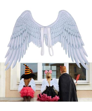 SUNGOOYUE Large Wing Prop Non Woven Fabric Children's Angel Wings - Halloween Party Costume Accessories (White DS18002A) - Buy Online on SooperMarket.com