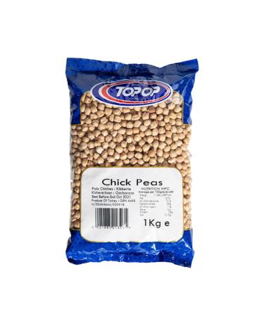 Top Op Chick Peas | 1KG | Chick Peas | Healthy Food | High Fibre | High Protein | Natural | Indian Origin | Gluten Friendly