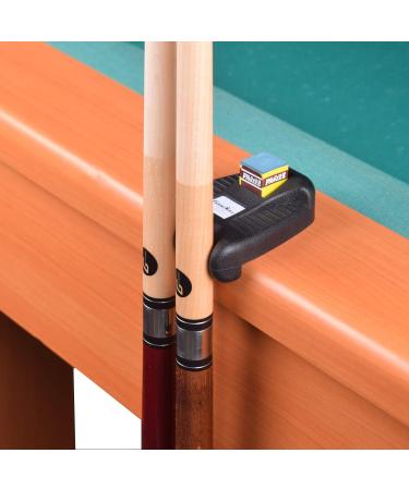 GAMESUN Weighted Pool Cue Holder with 4 Holes and 4 Chalks - Modern Cue Sticks Organizer - Buy Online on SooperMarket.com
