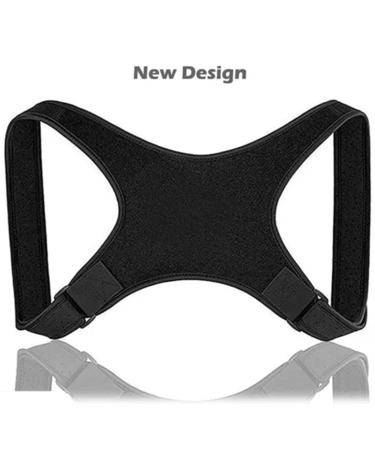 Back Brace Posture Corrector | Breathable & Soft Upper Back Support Back Support Shoulder Brace with Adjustable Fit for Daily Comfort - Buy Online on SooperMarket.com