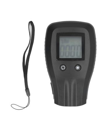 Professional Breathalyzer Digital Portable Alcohol Tester with Automatically Alarm Lanyard for Traffic Control LCD Screen  Black