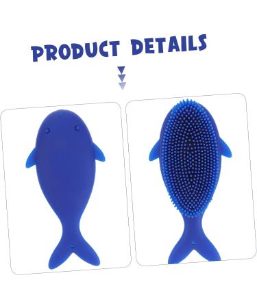 2pcs Silicone Scalp Scrubber & Shampoo Brush Set for Baby Exfoliating & Massage - Shower & Body Cleaning Accessory - Buy Online on SooperMarket.com
