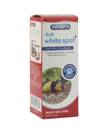 Interpet Anti White Spot Aquarium Fish Treatment 100 ml 100 ml (Pack of 1) Single
