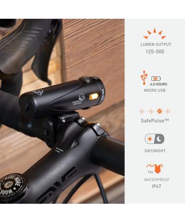 Light & Motion Vis 500 - 500 Lumens for Road & Trail Visibility | SafePulse for Daytime Safety | Lightweight & Reliable Design - Buy Online on SooperMarket.com