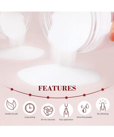 Saviland 1.06Oz Clear Dip Powder for French Nail Art - No Lamp Needed | Manicure Kit for Salon or DIY - Buy Online on SooperMarket.com