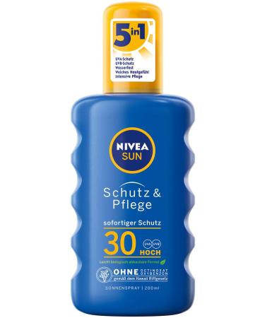 NIVEA SUN Protection & Care Sun Spray SPF 30 - 200 ml + Free Travel Size | Buy Online for International Shipping - Buy Online on SooperMarket.com