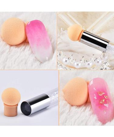 Mwoot Nail Design Brush Set 4 Pcs Replacement Sponge & 2 Pcs Beginner Brushes for Perfect Nail Art | International Shipping Available - Buy Online on SooperMarket.com