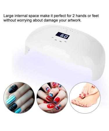 78W UV LED Nail Lamp - Automatic Sensor & Fan Dual Light Nail Dryer for Home & Salon - EU Shipping Available - Buy Online on SooperMarket.com