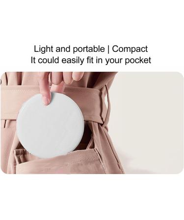 LED Lighted Travel Makeup Mirror Round LED Pocket Mirror Portable Foldable Mini LED Lighted Pocket Makeup Mirror for Travel - Buy Online on SooperMarket.com