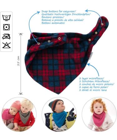 Cute Warm Fleece Baby Toddler Scarf/Snood | Soft & Cozy | Fits 6M-5Y | Boys & Girls Designs | Green - Buy Online on SooperMarket.com