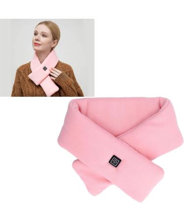 USB Heating Pillows for Neck Pain Relief | Washable Thermal Neck Bandage | 3 Temperature Levels | Soft Pink - Buy Online on SooperMarket.com
