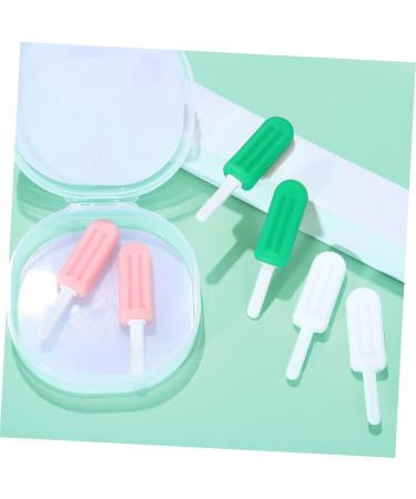 Hemoton 6 Pcs Popsicle Silicone Chew Clear Pacifier Smile Direct Jaw Chewies Aldult Seat Child - Buy Online on SooperMarket.com