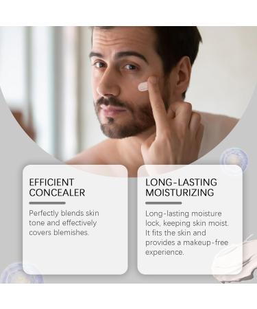 Men's Makeup Face Cream Brightening Moisturiser for Men Dark Spot Cream Skin Lightening Cream Hydrating Face Cream Face Care for Even Skin Tone Moisturizing Spots Covering Firming - Buy Online on SooperMarket.com
