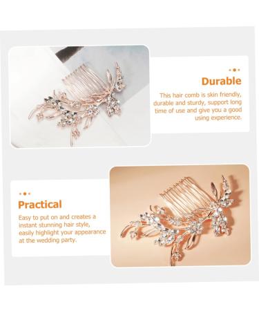 Mikinona Bridal Comb Wedding Hair Comb Bride Hair Comb Rhinestone Hair Comb Crystal Hair Comb Bridesmaid Hair Comb Wedding Hair Accessory Bridal Hair Comb - Buy Online on SooperMarket.com