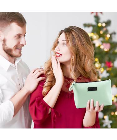 Small Cosmetic Pocket for Women | Waterproof PU Leather Makeup Bag - Cute Versatile Travel Organizer (Green) - Buy Online on SooperMarket.com