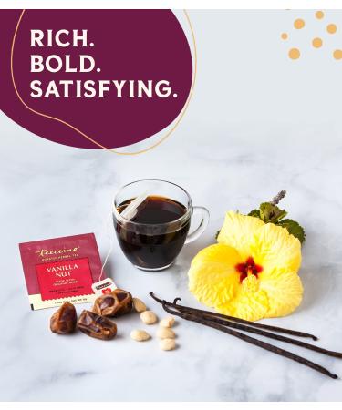 Teeccino Vanilla Nut Herbal Tea - Caffeine Free, 25 Bags (5.3 oz) - Roasted Tea - Buy Online on SooperMarket.com