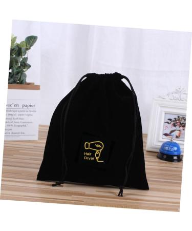 Healeved 3pcs Hair Dryer Storage Bag Black Bag Drawstring Bags Hair Dryer Supplies Shoe Cloth Bag - Buy Online on SooperMarket.com