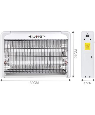 Mosquito Killer LETOUR 20W Electronic Bug Zapper Mosquito Trap Attracts and Kills Flies Wasps Moths Cockroaches Beetles and Bugs for Indoor Residential & Commercial - Buy Online on SooperMarket.com