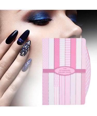 Nail Gel Polish Display Book Nail Polish Gel Color Display Card Acryl Gel Tips Manicure Salon Accessory(02) - Buy Online on SooperMarket.com