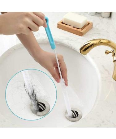 Flexible Sink Drain Unblocker Brush Cleaner Hair Remover Brush Blue Superior Quality and Creative - Buy Online on SooperMarket.com