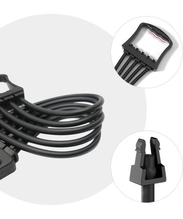 Adjustable Chest Expander - 5 Removable Resistance Bands for Home & Gym Fitness | Shoulder & Arm Muscle Training - Buy Online on SooperMarket.com