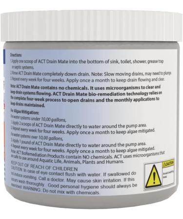 Buy ACT DRAIN MATE 12oz | Effective Drain Cleaner for Clogs | Fast Shipping Worldwide - Buy Online on SooperMarket.com