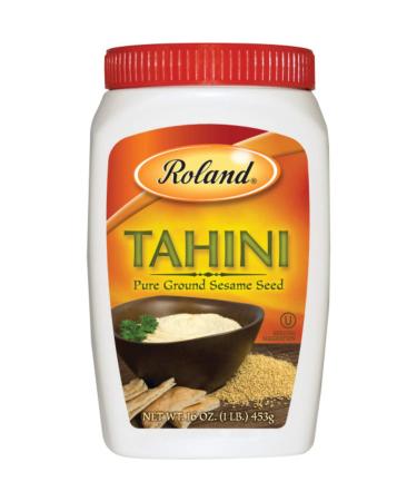 Roland Foods Tahini From Pure Ground Sesame Seed, Specialty Imported Food, 1-Pound Jar
