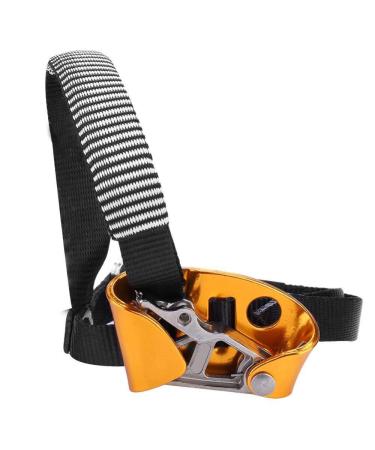 Alomejor Foot Ascender Pedal Type Rope Grab Riser for Safety Outdoor Mountaineering Tree Climbing for Right Foot
