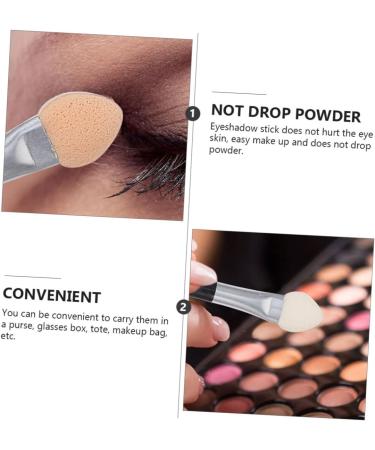 Didiseaon 120 Pcs Latex Eye Shadow Stick Makeup Brush Eyeshadow Brush Eyeshadow Double Sided Mini - Buy Online on SooperMarket.com
