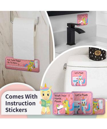 Potty Training Magnetic Reward Chart for Girls - Unicorn Theme with Multicolored Stickers - Buy Online on SooperMarket.com