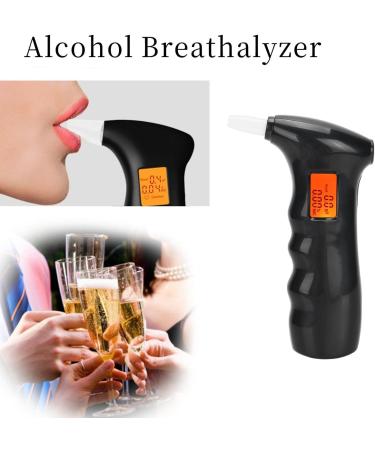Breathalyzer Professional-Grade Accuracy Breath Alcohol Tester with LCD Digital Display Portable Alcohol Analyzer Detector for Home Party Personal Use - Buy Online on SooperMarket.com