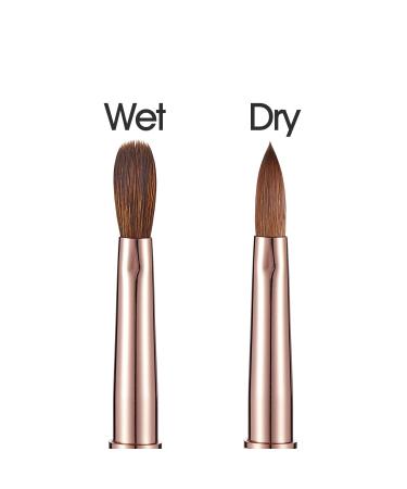 Shine Chance Acrylic Nail Brush Size 2 - 100% Real Kolinsky Art Brush for Professional Acrylic Powder Application - Handmade Manicure Tool for DIY and Salon Use - Buy Online on SooperMarket.com