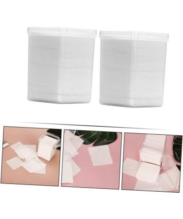Mikinona Cleaning Pads 2 Boxes Eyelash & Nail Tools Non-Woven Fabric Cloth for Gel & Glue Cleaning Manicure Supplies - Buy Online on SooperMarket.com