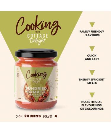 Cottage Delight - Sundried Tomato Garlic & Chilli Cooking Sauce 350 g - Buy Online on SooperMarket.com