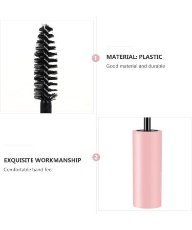 OSALADI 10pcs Mascara Empty Tube DIY Mascara Tube Empty Mascara Wand Travel Brow Plastic Pink Fake Eyelashes - Buy Online on SooperMarket.com