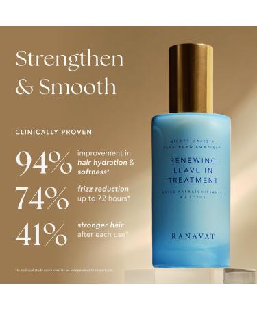 RANAVAT Mighty Majesty Leave In Hair Treatment | Moisturizing Cream & Heat Protectant | Strengthening Complex with Macadamia Oil & Haritaki (1.7 oz) - Shop Internationally - Buy Online on SooperMarket.com